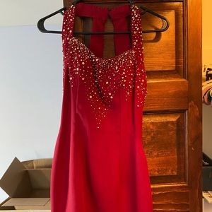 Little red dress with jewels